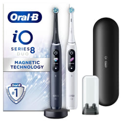 Oral-B iO iO8 White Alabaster & Black Onyx Electric Toothbrush