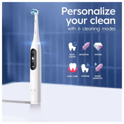 Oral-B iO iO8 White Alabaster & Black Onyx Electric Toothbrush - Additional view 4