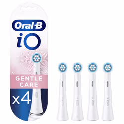 Oral-B iO Gentle Care iO Gentle Clean White 4ct, 4 pc(s), White, 3 month(s), Germany, Oral-B, 74 mm