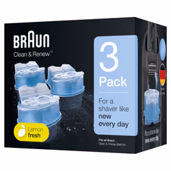 Braun Clean & Renew Refill Cartridges CCR – 3 Pack