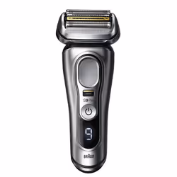 Braun Series 9 Pro S9 9417s Pro Solo Shaver, Foil shaver, Silver, Battery, Lithium-Ion (Li-Ion), Built-in battery, 60 min