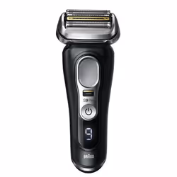 Braun Series 9 9460cc, Foil shaver, Black, Stainless steel, Battery, Lithium-Ion (Li-Ion), 60 min
