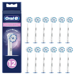 Oral-B Sensitive Clean 81748487 toothbrush head 12 pc(s) White