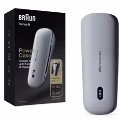 Braun PowerCase, Travel case, Grey, Braun, Braun Series 9 / 8, Lithium-Ion (Li-Ion), China