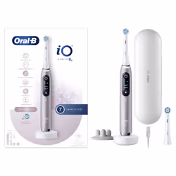 Oral-B iO 9S Adult Rotating-oscillating toothbrush Pink, White