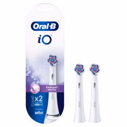 Oral-B iO Radiant White, 2 pc(s), White, 3 month(s), Oral-B, Blister