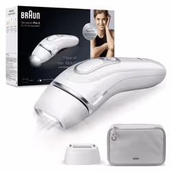 Braun Silk-expert Pro Silk expert Pro 3 PL3020, Silver, White, Intense pulsed light (IPL), United Kingdom, AC, 100 - 240 V, B ...