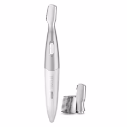 Braun FG1106, Eyebrow, Face, Silver, China, Battery, AA, Conserver l’appareil au sec. N’utilisez pas l’appareil sur une peau ...