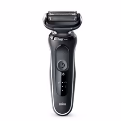 Braun Series 5 51-W1000S, Foil shaver, Black, Stainless steel, Buttons, LED, Battery