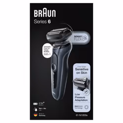 Braun Series 6 61-N1000s Foil shaver Black, Grey
