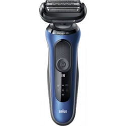 Braun Series 6 61-B7200CC Foil shaver Trimmer Black, Blue