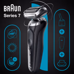 Braun Series 7 71-N7200cc Foil shaver Trimmer Black