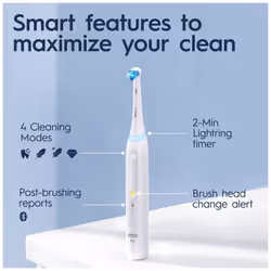 Oral-B iO4 Electric Toothbrush - White - Additional view 4