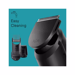 Braun MGK3410 All In One Grooming Kit Cordless Hair & Beard Clipper 50 Mins Running Time