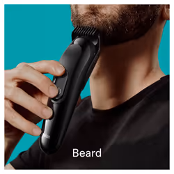 6-in1 All-in-One Style Kit Series 3, Male Grooming Kit with Beard Trimmer, Hair Clippers & Precision Trimmer, with Lifetime Sharp Blades, Gifts for