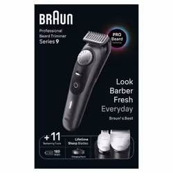 Braun BeardTrimmer 80708221 beard trimmer Battery 40 2 cm Black, Grey
