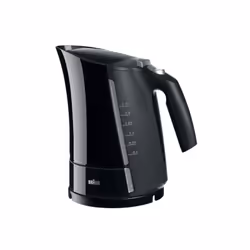 Braun WK 500, 1.6 L, 3000 W, Black, Water level indicator, Filtering