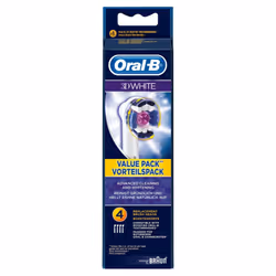 OralB 3D White 4 Replacement Brush Heads