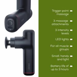 MG 79 Massage Gun Sensitive, Compact Massage Gun with 3 Attachments, Gentle Trigger Point Massage for Sensitive Body Areas, Handy Muscle Massager with - Additional view 8