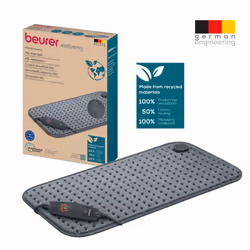 HK123 Green Planet Heating Pad, Made in Europe, Top and Bottom Made from 100% Recycled Material, Cuddly Soft, 60 x 30 cm, 6 Temperature Levels and - Additional view 8