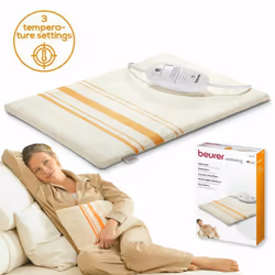 Beurer HK25 Entry Level Electric Heating Pad 3 Adjustable Heat Setting