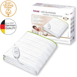 Beurer TS15 Ecologic+ Money Saving Heated Blanket Single 152x 72cm