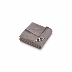 Beurer HD150 XXL Electric Throw - Taupe | Breathable Heated Throw for Sofa and Bed | Heating Blanket with Ultra-Soft Fleece F ...