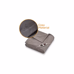 Beurer HD150 XXL Electric Throw - Taupe | Breathable Heated Throw for Sofa and Bed | Heating Blanket with Ultra-Soft Fleece Fibres | Automatic