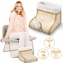 Beurer Cosy Foot WarmerÂ¦ElectronicÂ¦WashableÂ¦Soft FabricÂ¦3 Heat SettingÂ¦100WÂ¦NewÂ¦