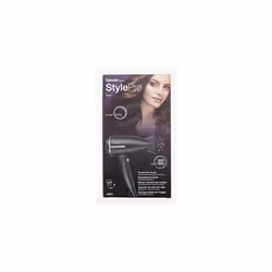 HC 25 travel hair dryer with ion function, small, foldable and lightweight, 1600 watts, voltage switching from 110-120 /220-240 V, 25.9 x 8 x 15.6 cm, - Additional view 7