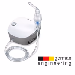 IH18 Home-Use Nebuliser | Electric inhaler for nebulising liquid medication for colds, asthma and respiratory diseases | Compressed air technology |