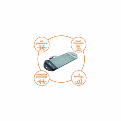 Beurer MG280 Yoga and Stretching Mat, 7 Inflating Air Chambers Position your Body into Accurate Yoga and Positive Stretch Positions, Vibration Ma