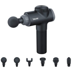 Beurer MG 180 Massage Gun, massage gun with 6 accessories, 4 intensity levels for selective muscle massage, applicable
