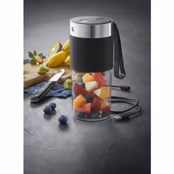 WMF KITCHENminis 0416700011 0.3 L Stand mixer 50 W Black, Stainless steel, Transparent