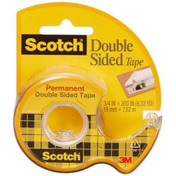 3M Scotch Permanent Double-Sided Tape.75"X300"