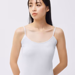 Gu By Uniqlo Style Dry Camisole With Sweat Absorber - 02 LIGHT GRAY/XS