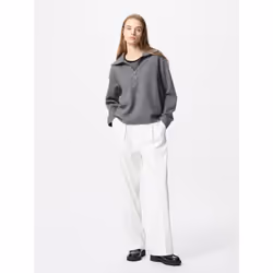 Uniqlo Japan Tuck Wide Pants  One Tuck  Long Length 76cm - 00 WHITE/S