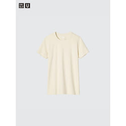 Uniqlo Japan Crew Neck T  shorT Sleeve - 30 NATURAL/XL