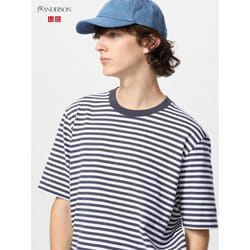 Uniqlo Japan STriped T shirT - 69 NAVY/XL