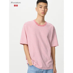 Uniqlo Japan STriped T shirT - 12 PINK/L