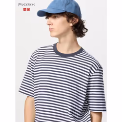 Uniqlo Japan STriped T shirT - 12 PINK/L