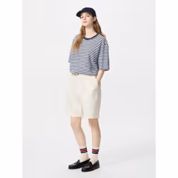Uniqlo Japan STriped T shirT - 12 PINK/L