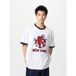 Uniqlo Japan Keith Haring Ut Relaxed Fit - 00 WHITE/XS