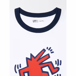 Uniqlo Japan Keith Haring Ut Relaxed Fit - 00 WHITE/XS
