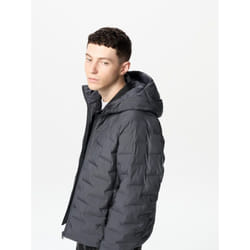 Uniqlo Japan Pufftech Hoodie - 08 DARK GRAY/M