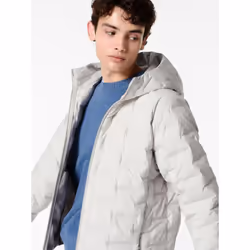 Uniqlo Japan Pufftech Hoodie - 01 OFF WHITE/M