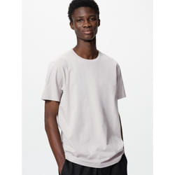 Uniqlo Japan Supima CoTTon Crew Neck T shirT  shorT Sleeve - 02 LIGHT GRAY/4XL