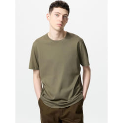 Uniqlo Japan Supima CoTTon Crew Neck T shirT  shorT Sleeve - 56 OLIVE/XXL