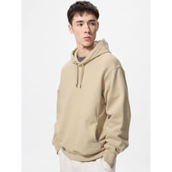 Uniqlo Japan Sweat Pull Hoodie - 31 BEIGE/M