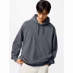 Uniqlo Japan Sweat Pull Hoodie - 31 BEIGE/M